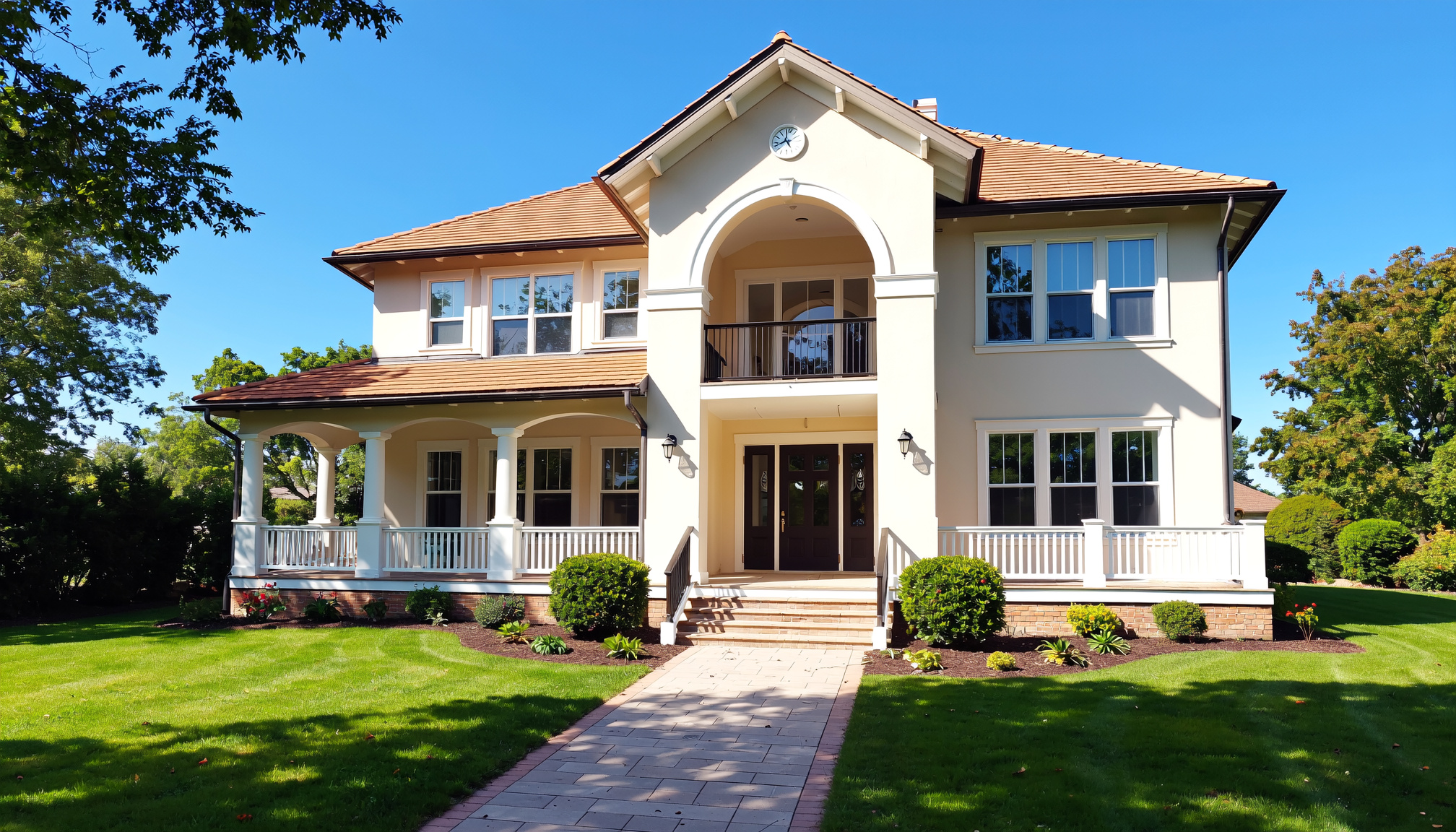 Denton, TX with seamless rain gutters Denton, TX with seamless rain gutters